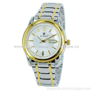 Waterproofing Sports Watches with Quartz Movement, CE/RoHS Mark with Calendar